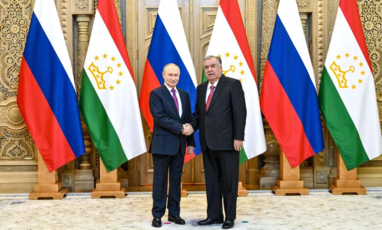 Photo of Президенты России и Таджикистана провели двустороннюю встречу в Душанбе